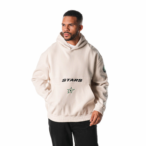 Dallas Stars Unisex Corduroy Hoodie - Cream