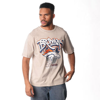 Denver Broncos Band Tee - Cream-Band Tee-thewildcollective