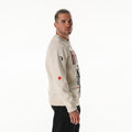 Florida Panthers Unisex All Over Jacquard Crew Sweater- Cream view 3