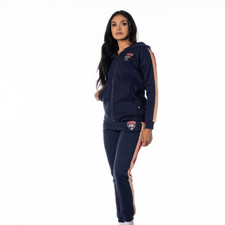 Florida Panthers Women's Aviator Fleece Jogger - Navy-Jogger Set-thewildcollective