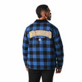 Golden State Warriors Flannel Zip Front Jacket - Blue view 3