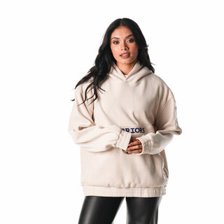 Golden State Warriors Unisex Corduroy Hoodie - Cream-Hoodie-thewildcollective