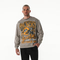 Green Bay Packers Unisex Crew Fleece- Grey view 1