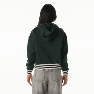 Green Bay Packers Women's Cropped Hoodie - Green-Hoodie-thewildcollective