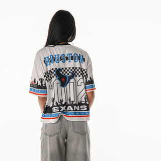 Houston Texans Women's Mesh Crew Top - Multi-FASHION TOP-thewildcollective