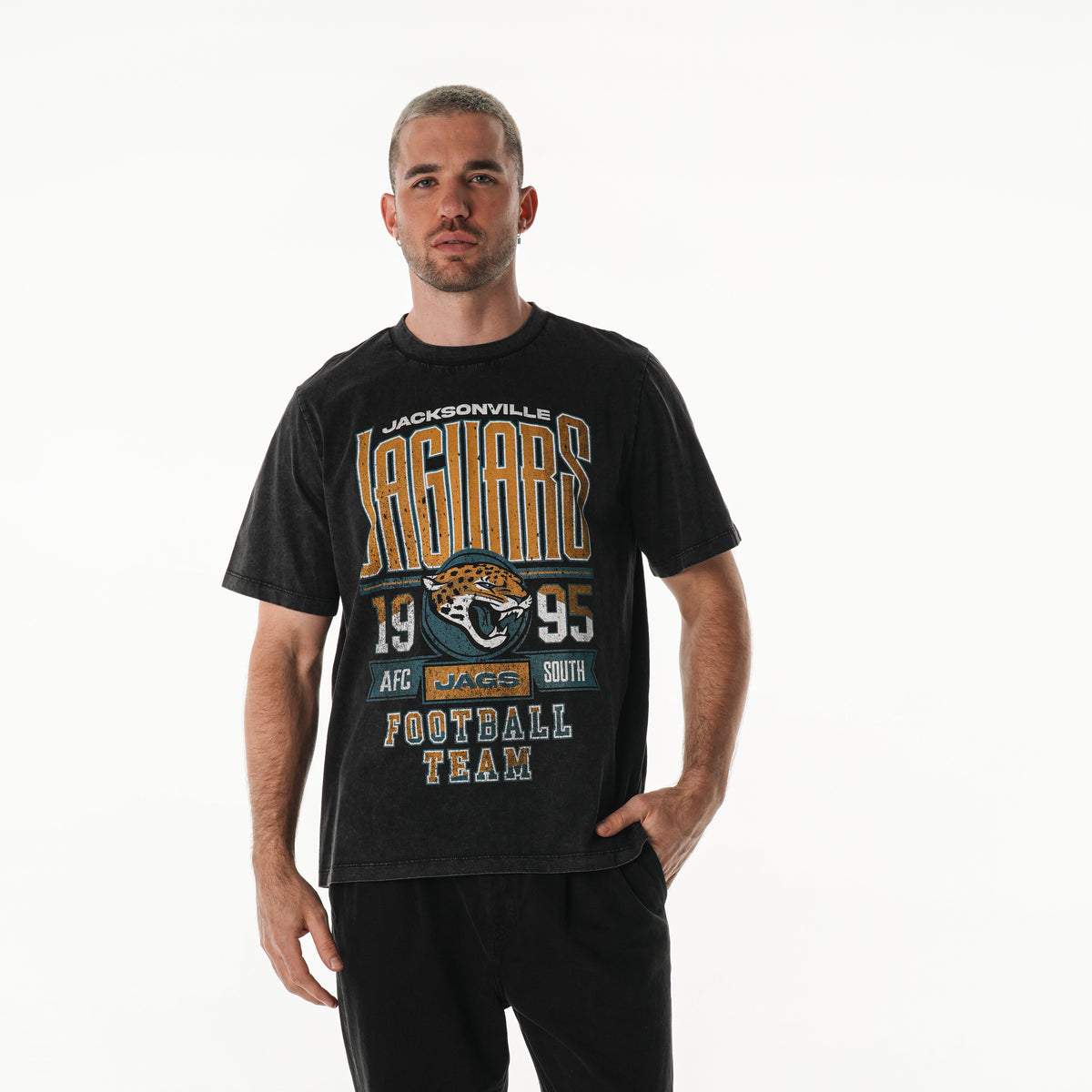 Jacksonville Jaguars Unisex Football Club Band Tee - Black