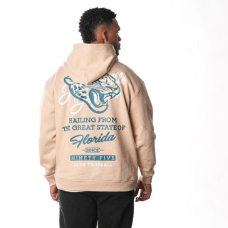Jacksonville Jaguars Unisex Great State Hoodie - Cream-Hoodie-thewildcollective