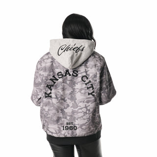 Kansas City Chiefs Ripstop Hooded Bomber - Camo-Jacket-thewildcollective