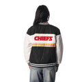 Kansas City Chiefs Sherpa Bomber Jacket - Black/Cream view 2