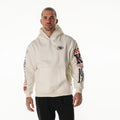 Kansas City Chiefs Unisex All Over Hoodie – Vintage White view 1