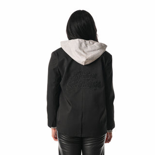 Las Vegas Raiders Hooded Blazer - Black-Jacket-thewildcollective