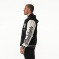 Las Vegas Raiders Unisex Hooded Varsity Jacket – Black view 6