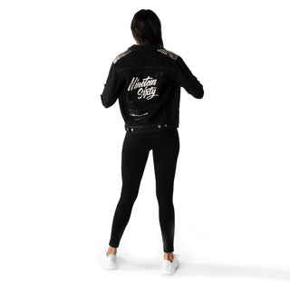 Las Vegas Raiders Womens Denim Jacket-Denim Jacket-thewildcollective