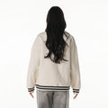 Las Vegas Raiders Women's Oversized Vintage Crew Fleece – Vintage White view 2