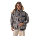 Los Angeles Rams Women's Oversized Jacket w/ Cargo Pockets - Grey view 1