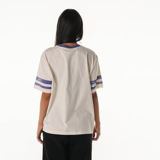 Los Angeles Rams Women's Vintage Drop Shoulder Tee - Cream-T-SHIRT-thewildcollective