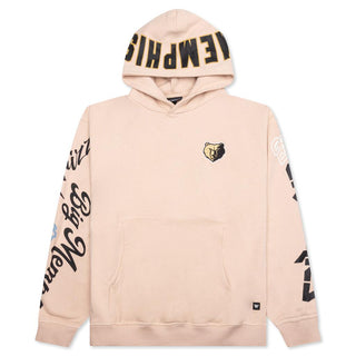 Memphis Grizzlies Unisex Heavy Block Graphic Hoodie - Cream-Hoodie-thewildcollective