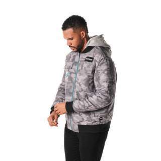 Miami Dolphins Ripstop Hooded Bomber - Camo-Jacket-thewildcollective