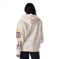Minnesota Vikings Unisex Graphic Sleeve Hoodie - Vintage White view 3