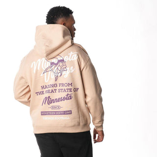 Minnesota Vikings Unisex Great State Hoodie - Cream-Hoodie-thewildcollective