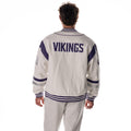 Minnesota Vikings Unisex Oversized Retro Jacket - White view 3