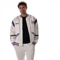 Minnesota Vikings Unisex Oversized Retro Jacket - White view 1