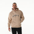 New Orleans Saints Unisex Oversized Graphic Hoodie Fleece - Tan view 2