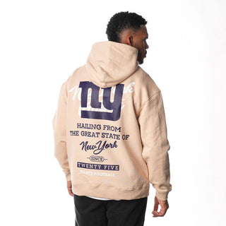 New York Giants Unisex Great State Hoodie - Cream-Hoodie-thewildcollective