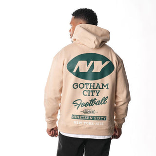 New York Jets Unisex Great State Hoodie - Cream-Hoodie-thewildcollective