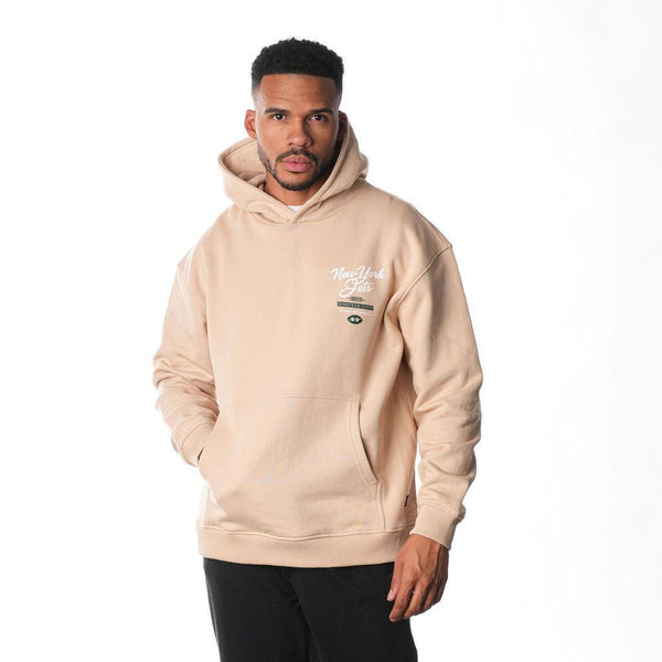New York Jets Unisex Great State Hoodie - Cream