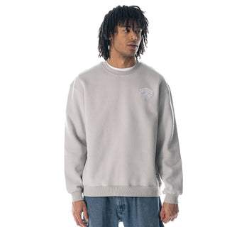 New York Knicks Puff Print Crew Fleece - Off-White-Crew Fleece-thewildcollective