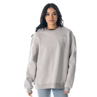 New York Knicks Puff Print Crew Fleece - Off-White-Crew Fleece-thewildcollective