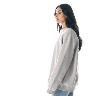 New York Knicks Puff Print Crew Fleece - Off-White-Crew Fleece-thewildcollective