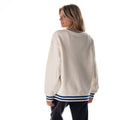 New York Rangers Women’s Oversized Vintage Crew Fleece - Vintage White view 2