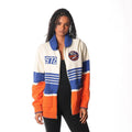 NY Islanders Full Zip Jacquard Sweater Colorblock - Multi view 3