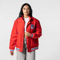 NY Rangers Nylon Bomber - Red view 1