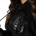 Ohio State Buckeyes Crop Silicone Print Hoodie view 5