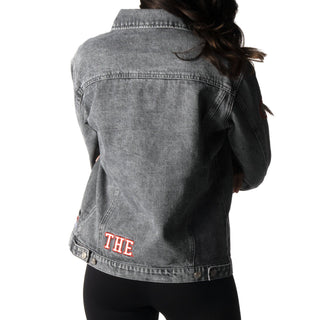 Ohio State Buckeyes Patch Denim Jacket-Denim Jacket-thewildcollective