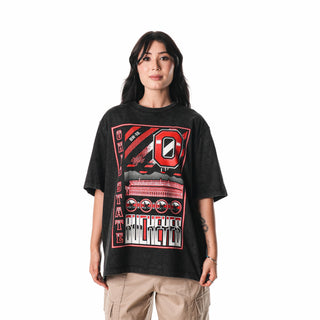 Ohio State Unisex Full Graphic Tee - Black-Band Tee-thewildcollective