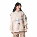 Philadelphia 76ers Unisex Corduroy Hoodie - Cream view 2