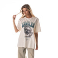 Philadelphia Eagles Unisex Helmet Band Tee - Vintage White view 3