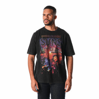Phoenix Suns Skyline Band Tee - Black-Band Tee-thewildcollective