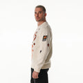 Phoenix Suns Unisex All Over Jacquard Crew Sweater - Cream view 3
