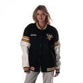 Pittsburgh Penguins Unisex Drop Shoulder Varsity Jacket - Black view 1