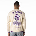 Sacramento Kings Crew Jacquard Sweater - Cream view 2