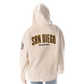 San Diego Padres Corduroy Hoodie - Tan view 2