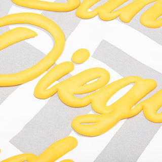 San Diego Padres Puff Print Crew Fleece - Off-White-Crew Fleece-thewildcollective