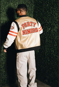 San Francisco 49ers Unisex Metallic Bomber - Gold view 2