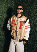 San Francisco 49ers Unisex Metallic Bomber - Gold view 1
