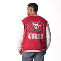 San Francisco 49ers Women's Varsity Jacket - Red/White view 2